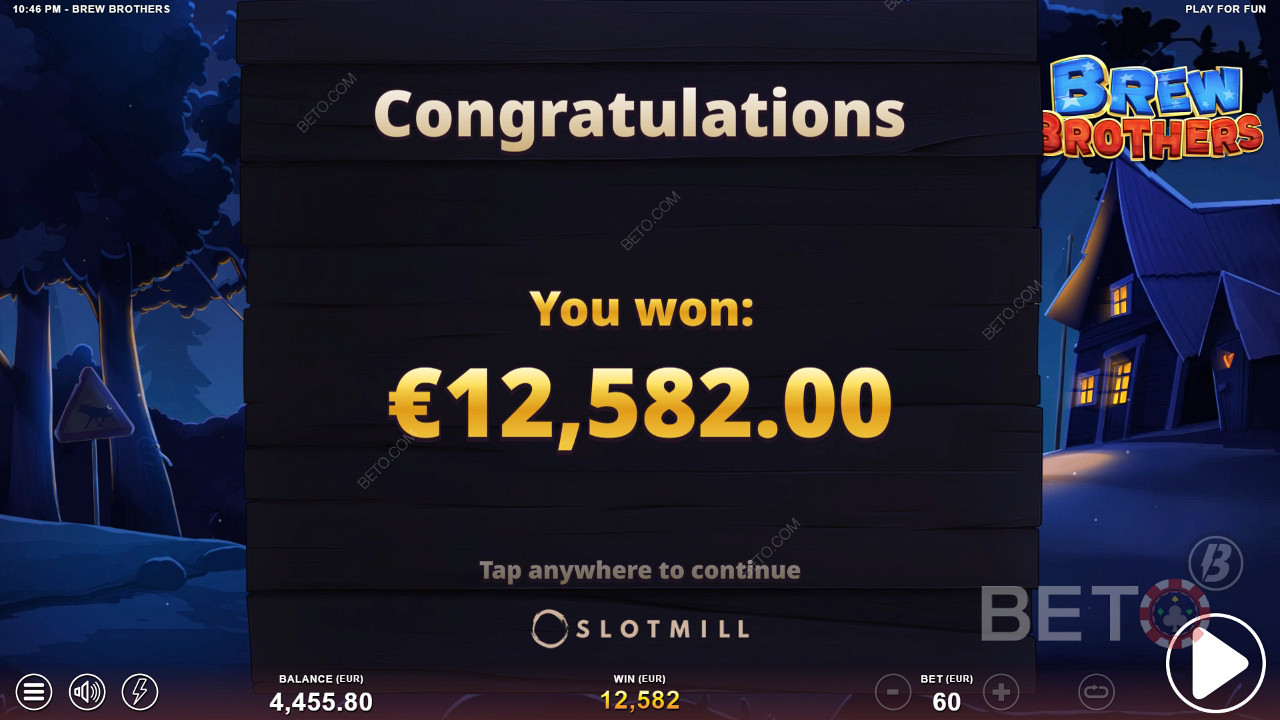 ¡Gana 12.000 veces tu apuesta en la tragaperras online Brew Brothers!