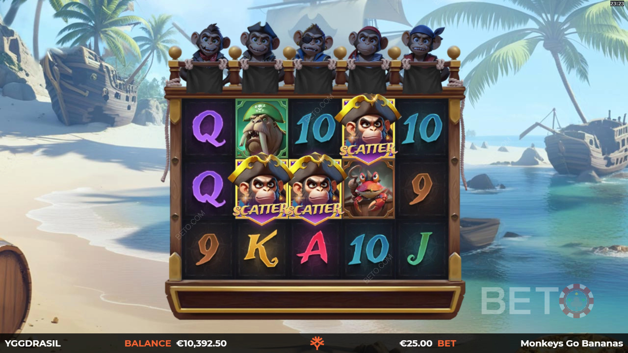 Monkeys Go Bananas MultiMax Reseña de BETO Slots