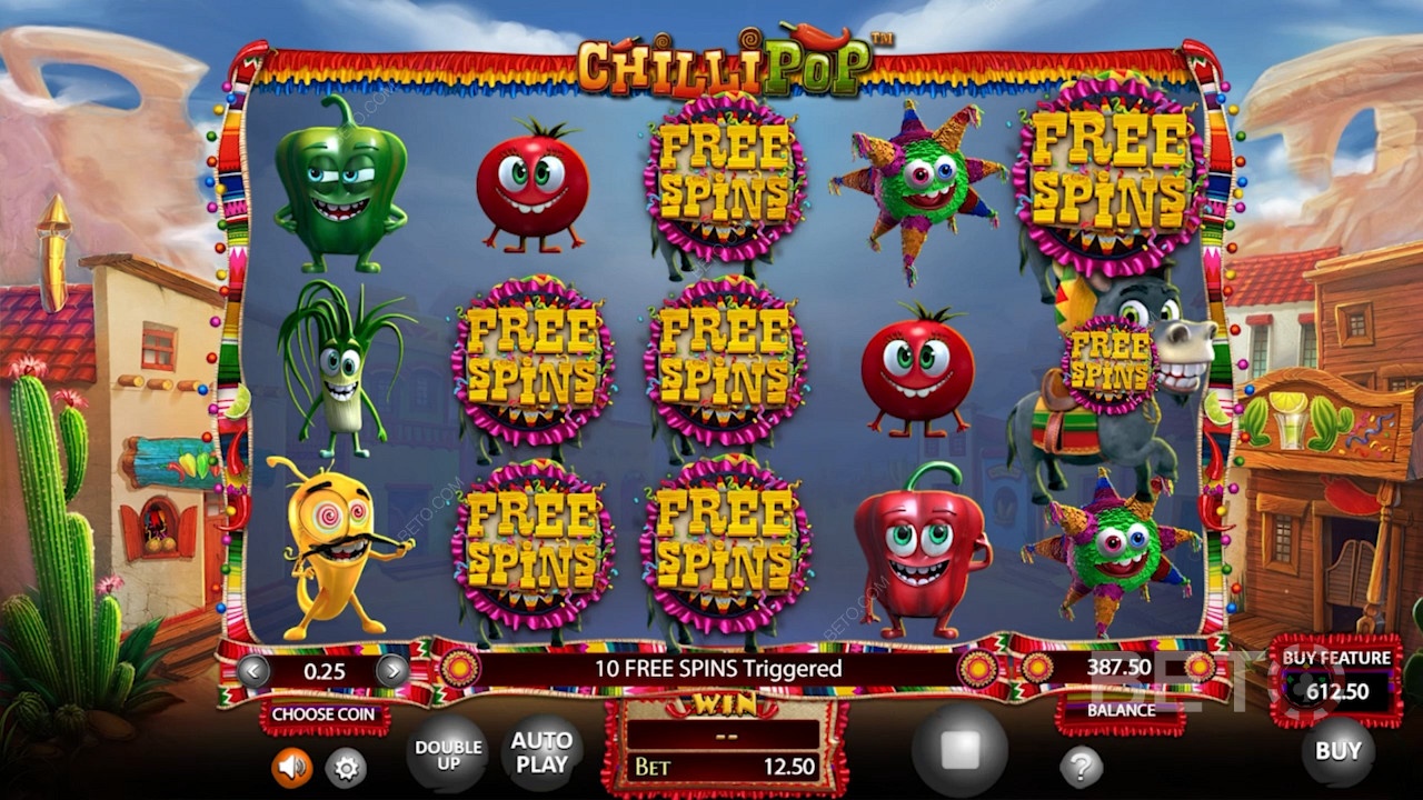 Chilli Pop - ¡Un juego de tragaperras no progresivo con un bote de 110.000!