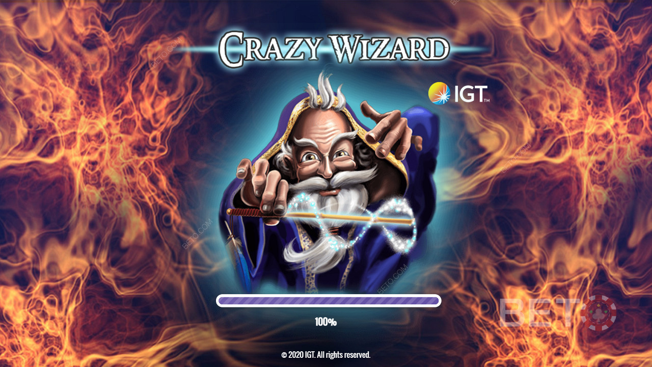 Entra en el mundo de los hechiceros y la magia - Crazy Wizard una tragamonedas de IGT