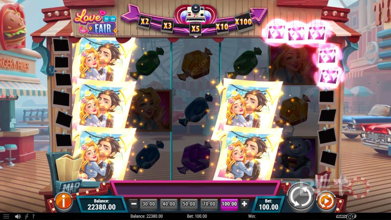 El amor está en la feria Reseña de BETO Slots