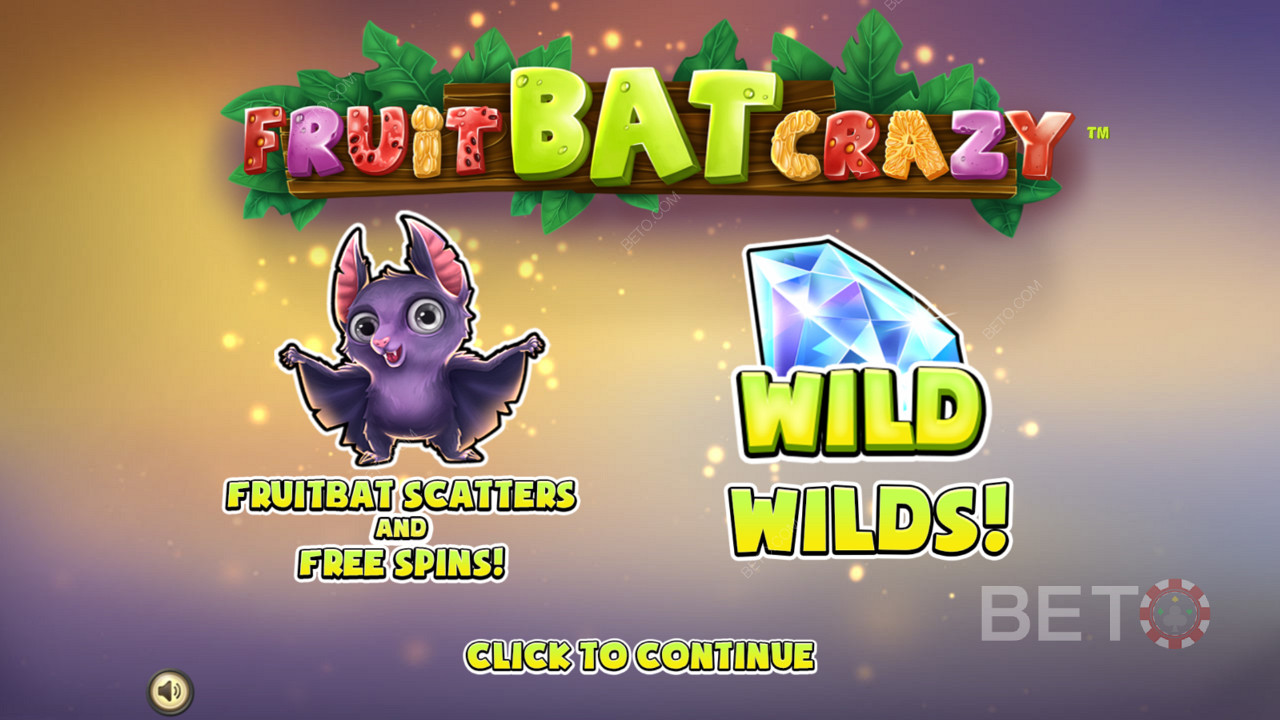 Fruit Bat Crazy - Un simpático murciélago de frutas te ofrece mucha diversión con Wild, Scatters y Free Spins