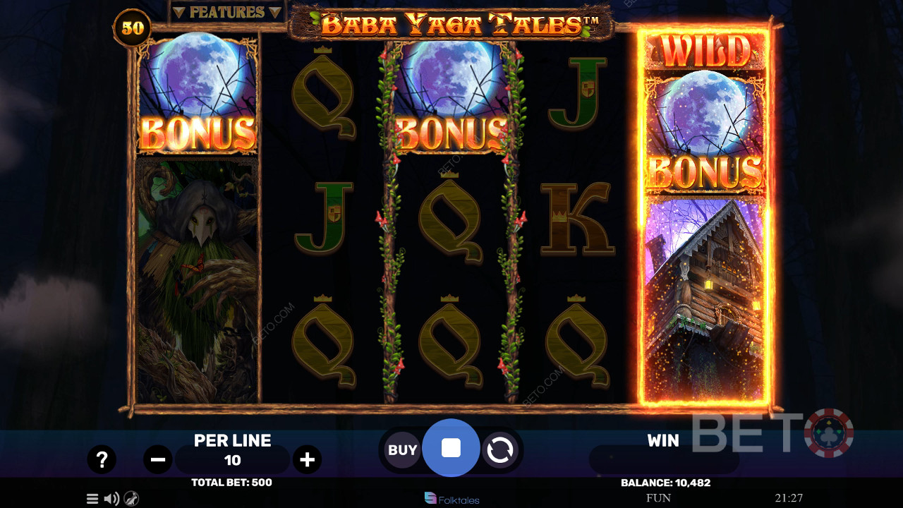 Explicación de las funciones adicionales en Cuentos de Baba Yaga por Spinomenal
