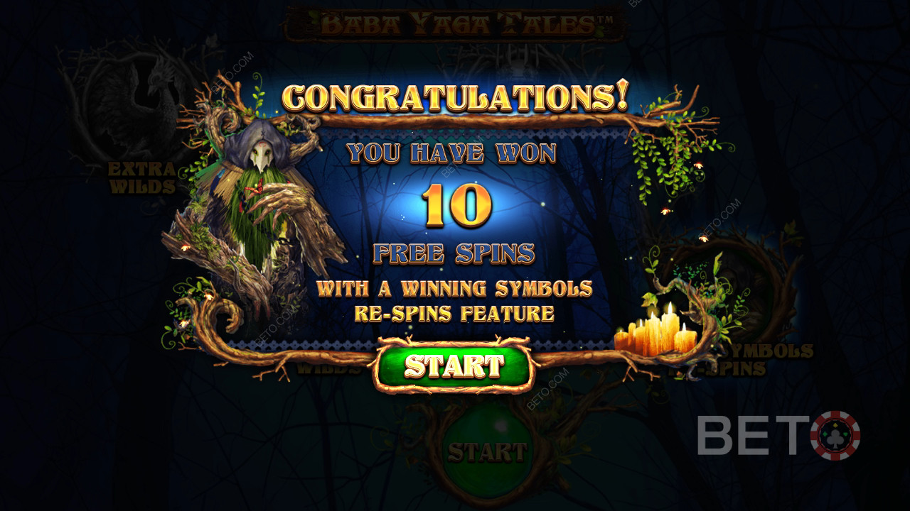 Gana 1.000 veces tu apuesta en la tragaperras online Baba Yaga Tales.