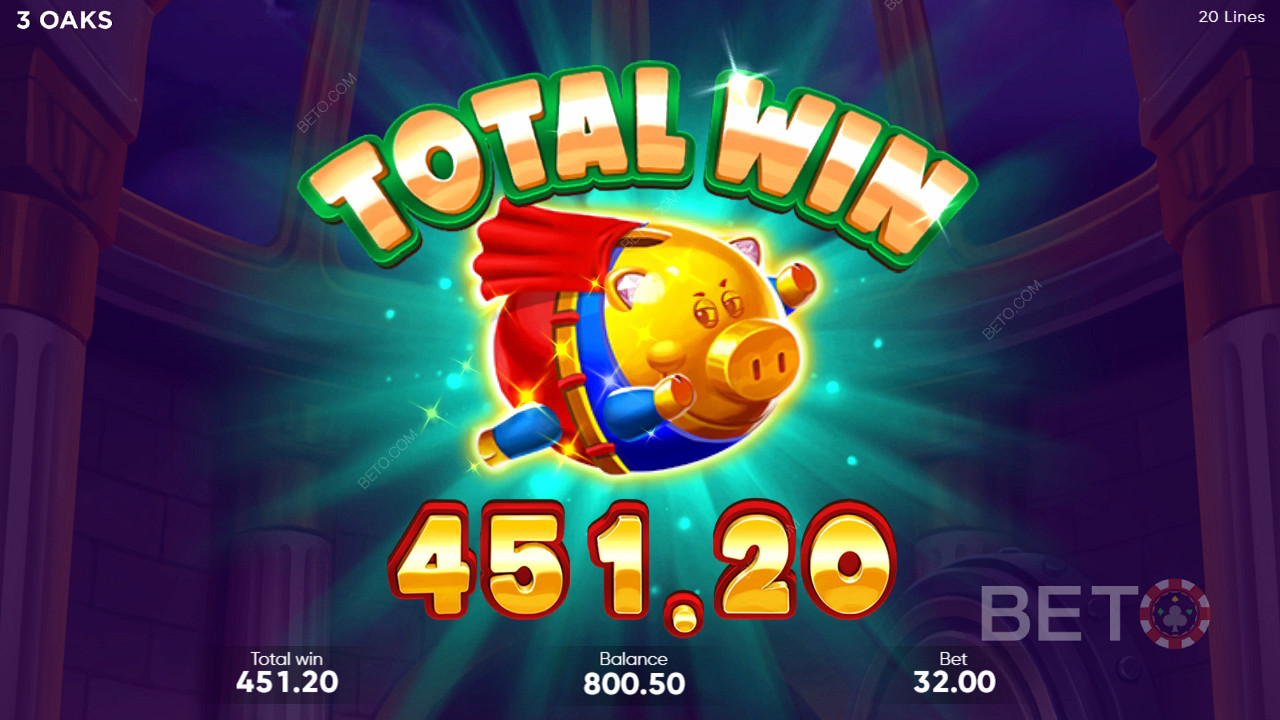 ¡Gana 6.750x tu apuesta en la Super Sticky Piggy Slot Online!