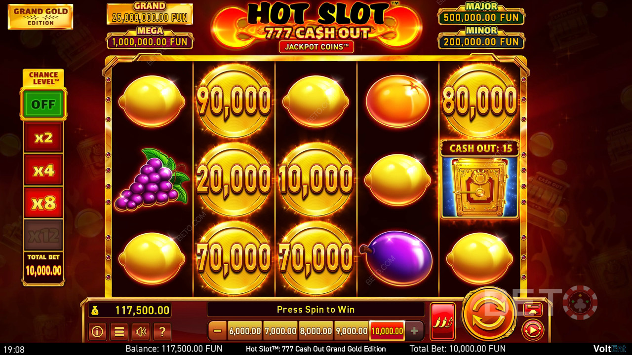 Hot Slot: 777 Cash Out Grand Gold Edition Reseña de BETO Slots