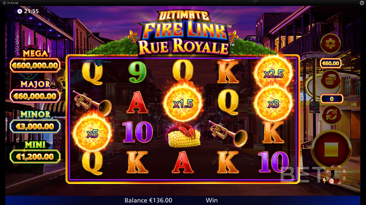Ultimate Fire Link Rue Royale Juego Gratis