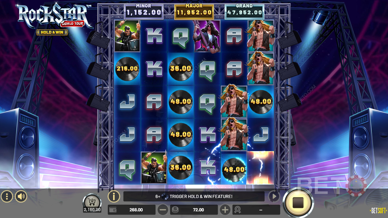 Rockstar: World Tour Reseña de BETO Slots