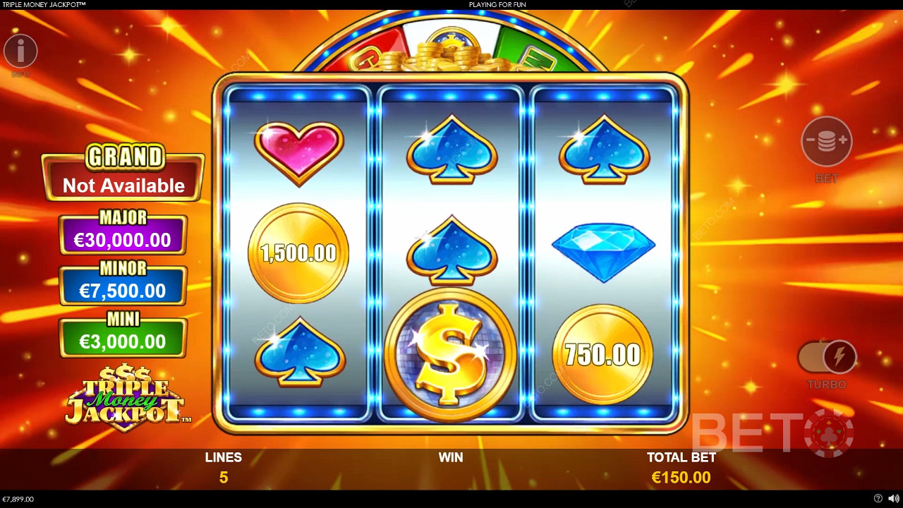Triple Money Jackpot Juego Gratis