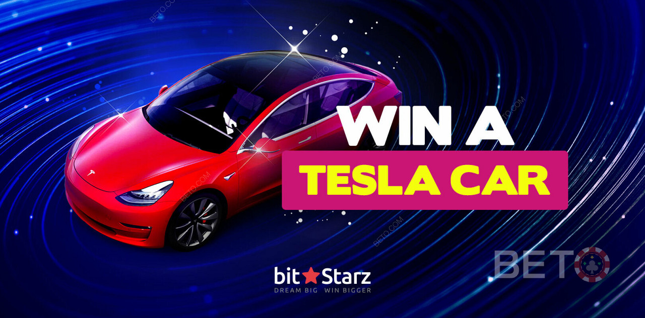 ¡Gana un coche Tesla en Bitstarz!