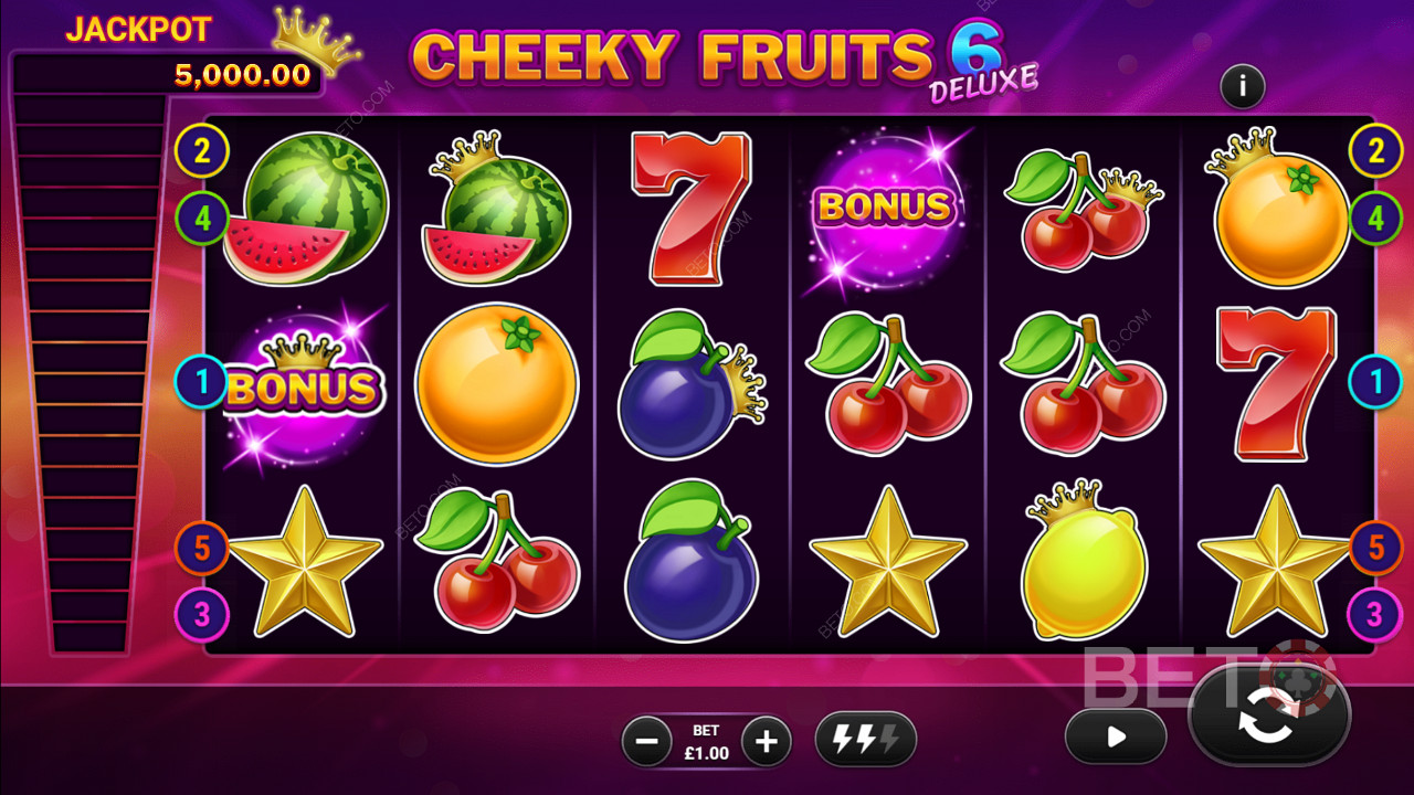 Cheeky Fruits 6 Deluxe  Juego Gratis