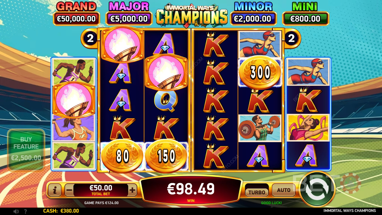 Crítica de Immortal Ways Champions de BETO Slots