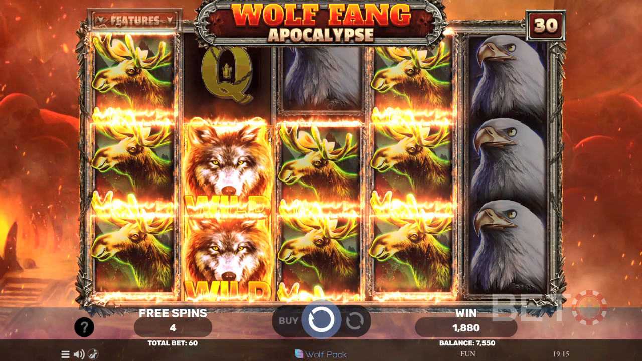 Wolf Fang - Apocalypse Reseña de BETO Slots