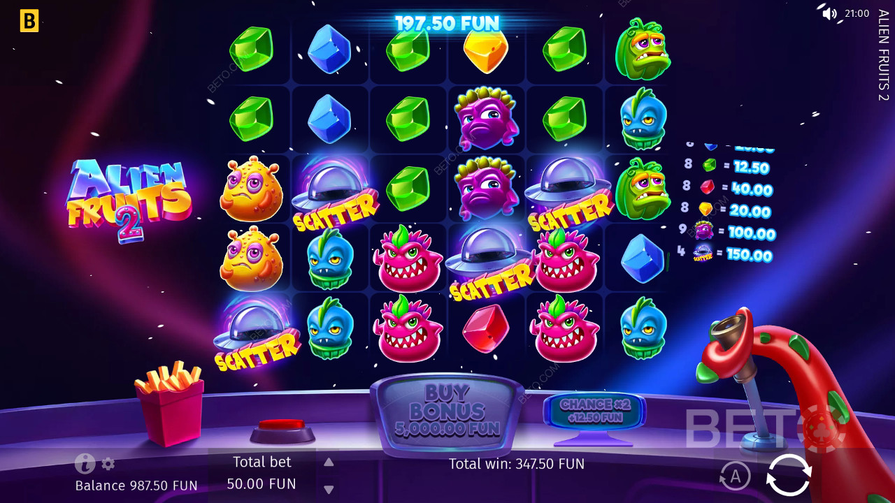 Alien Fruits 2 Juego Gratis
