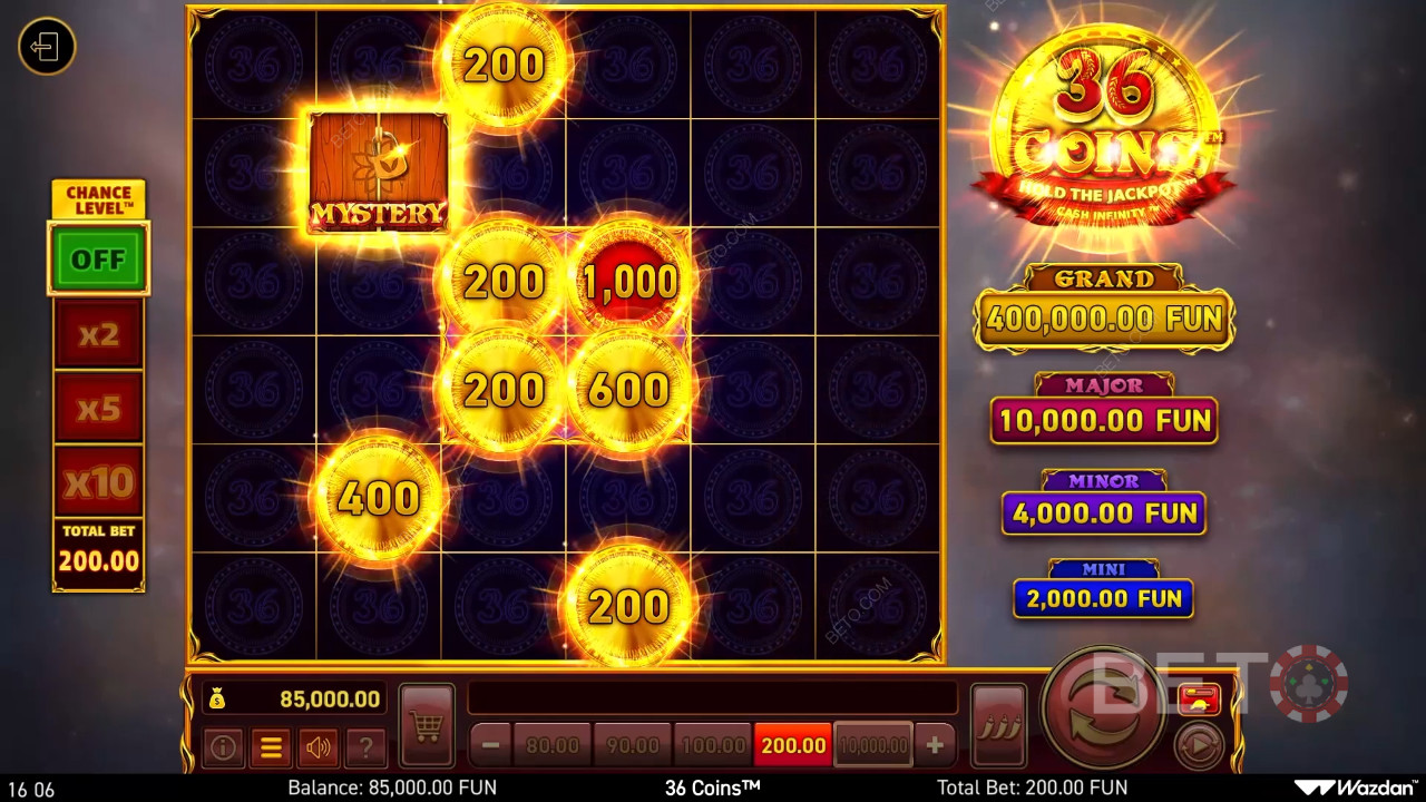 36 Coins Juego Gratis