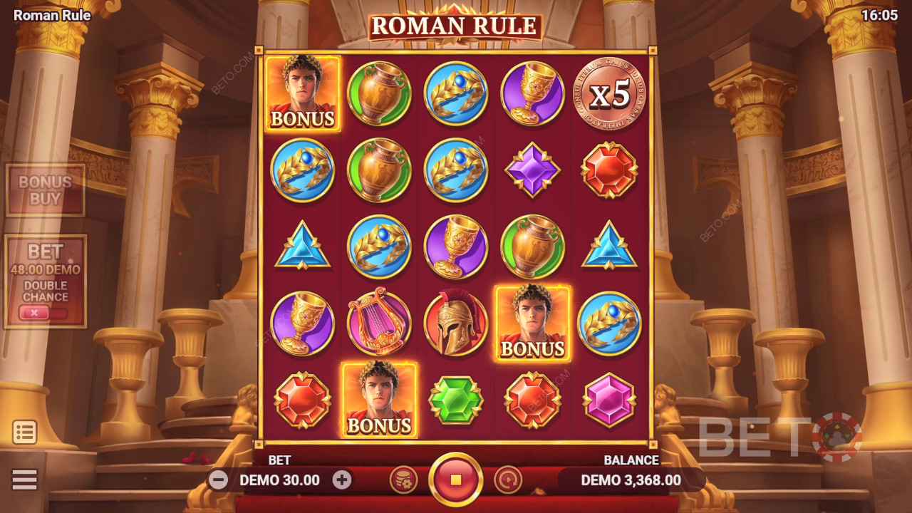 Revisión de Roman Rule por BETO Slots