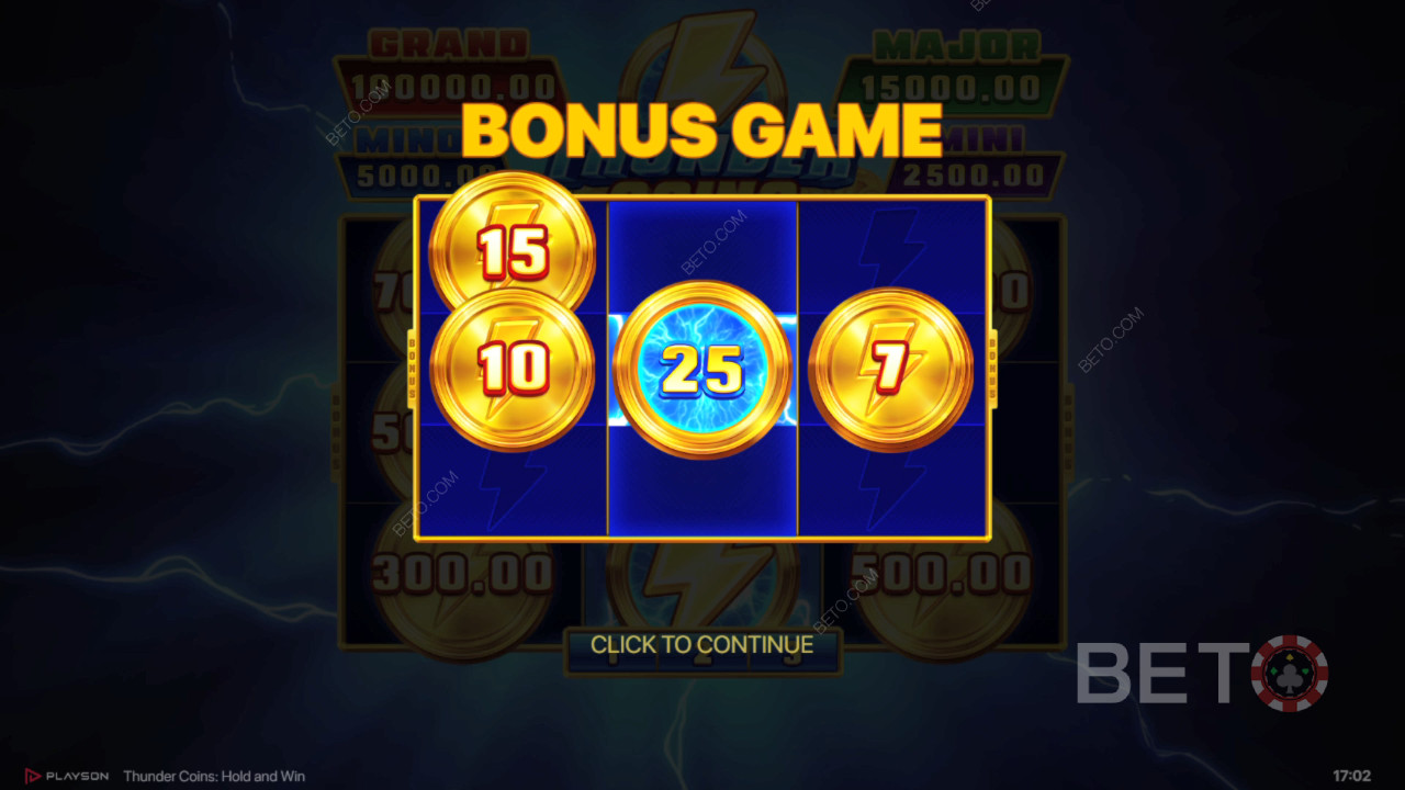 Funciones de bonificación explicadas en Thunder Coins por Playson