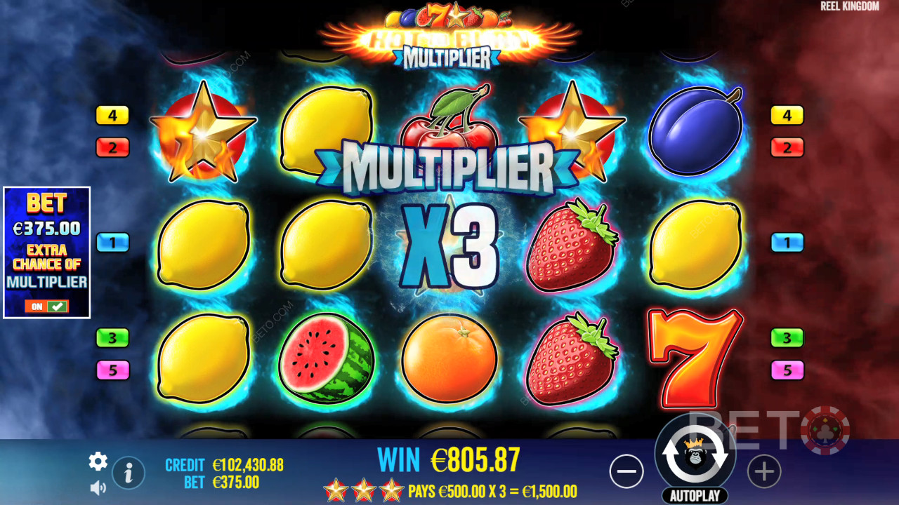 Hot to Burn Multiplier Juego Gratis