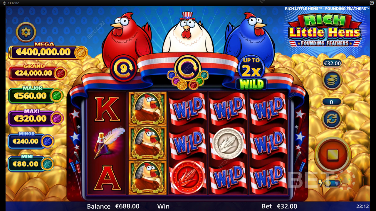 Rich Little Hens Founding Feathers Juego Gratis