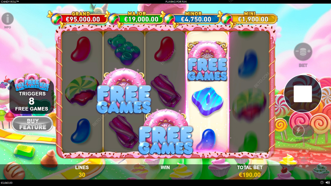 Revisión de Candy Roll por BETO Slots