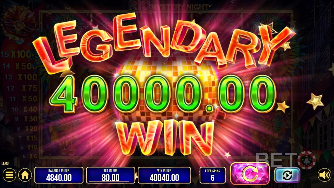 Reseña de Rio Mystery Night de BETO Slots