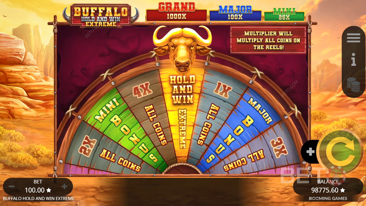 Buffalo Hold and Win Extreme Juego Gratis