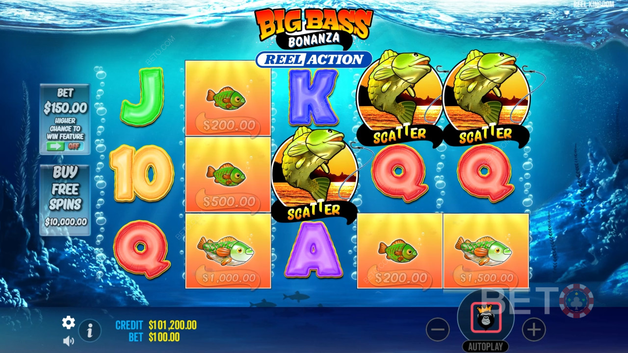 Big Bass Bonanza Reseña de Reel Action de BETO Slots