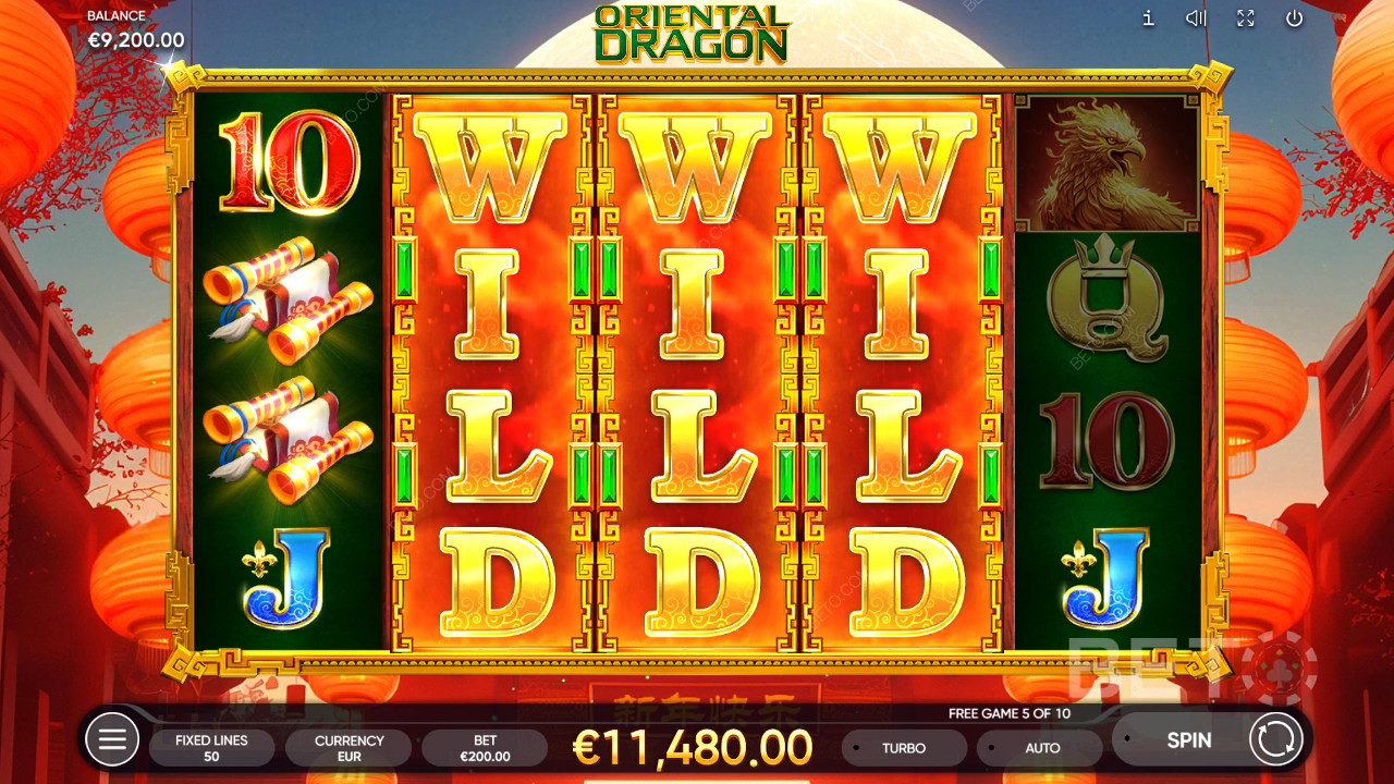 Oriental Dragon Juego Gratis