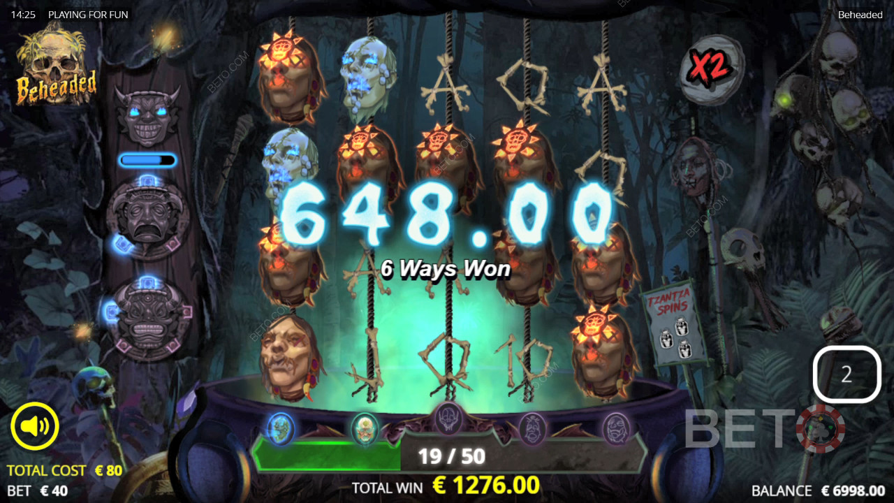 ¡Gana 15.950x tu apuesta en la tragaperras online Beheaded!