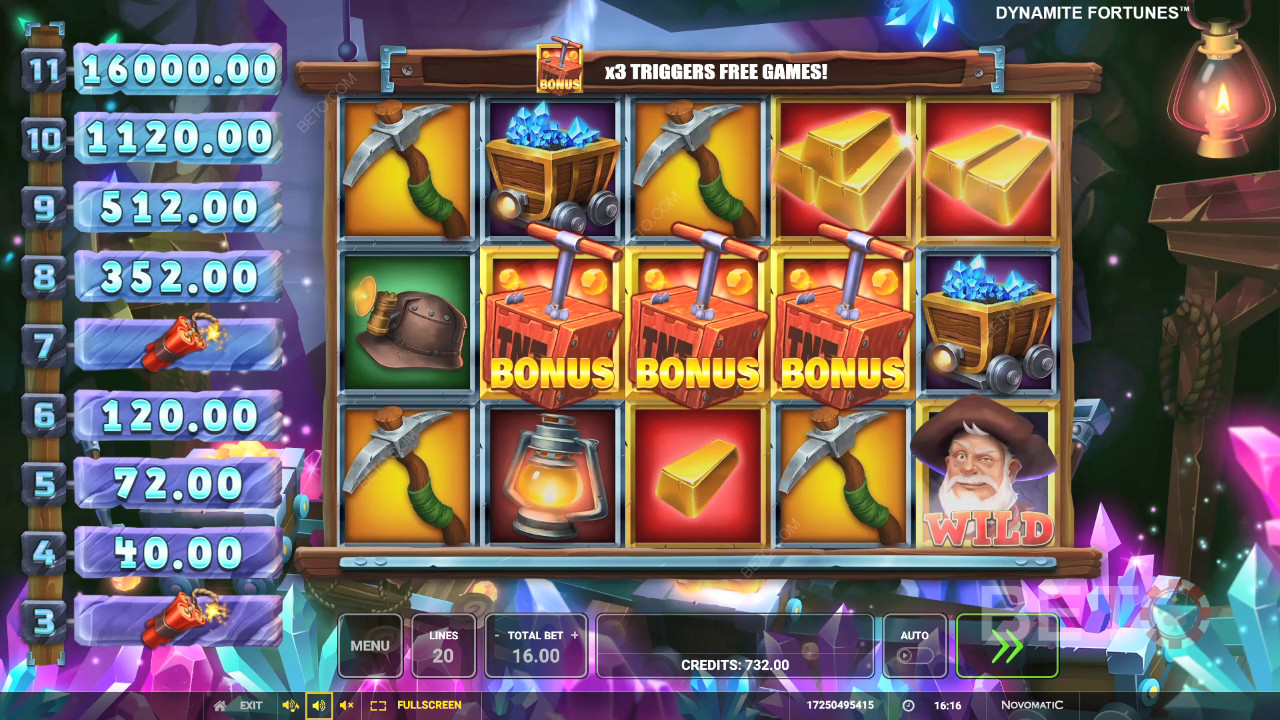 Dynamite Fortunes Juego Gratis