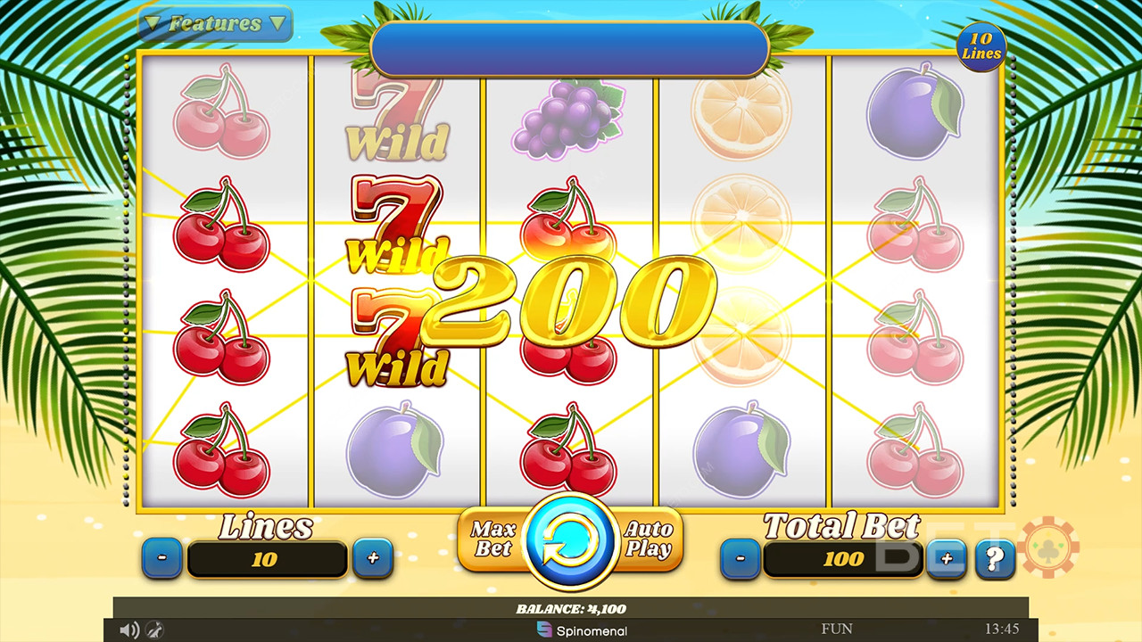 100 Juicy Fruits Juego Gratis