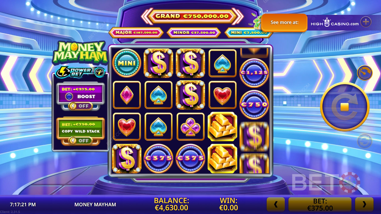 Revisión de Money Mayham por BETO Slots