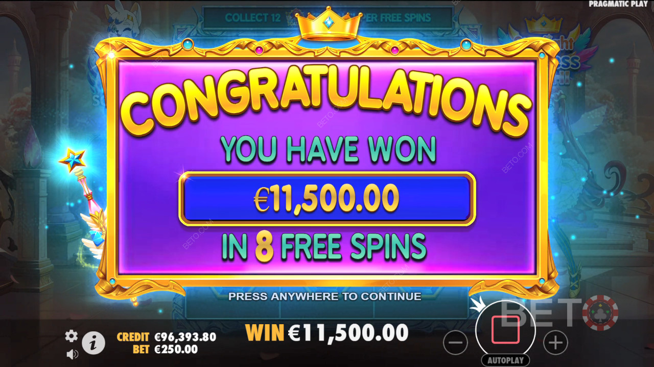 ¡Gana 5.000 veces tu apuesta en la tragaperras Starlight Princess Pachi!