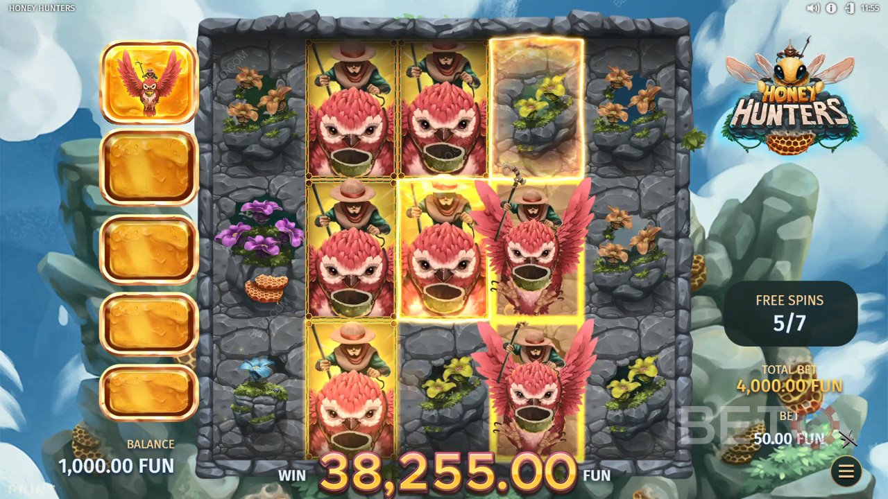 Reseña de Honey Hunters de BETO Slots