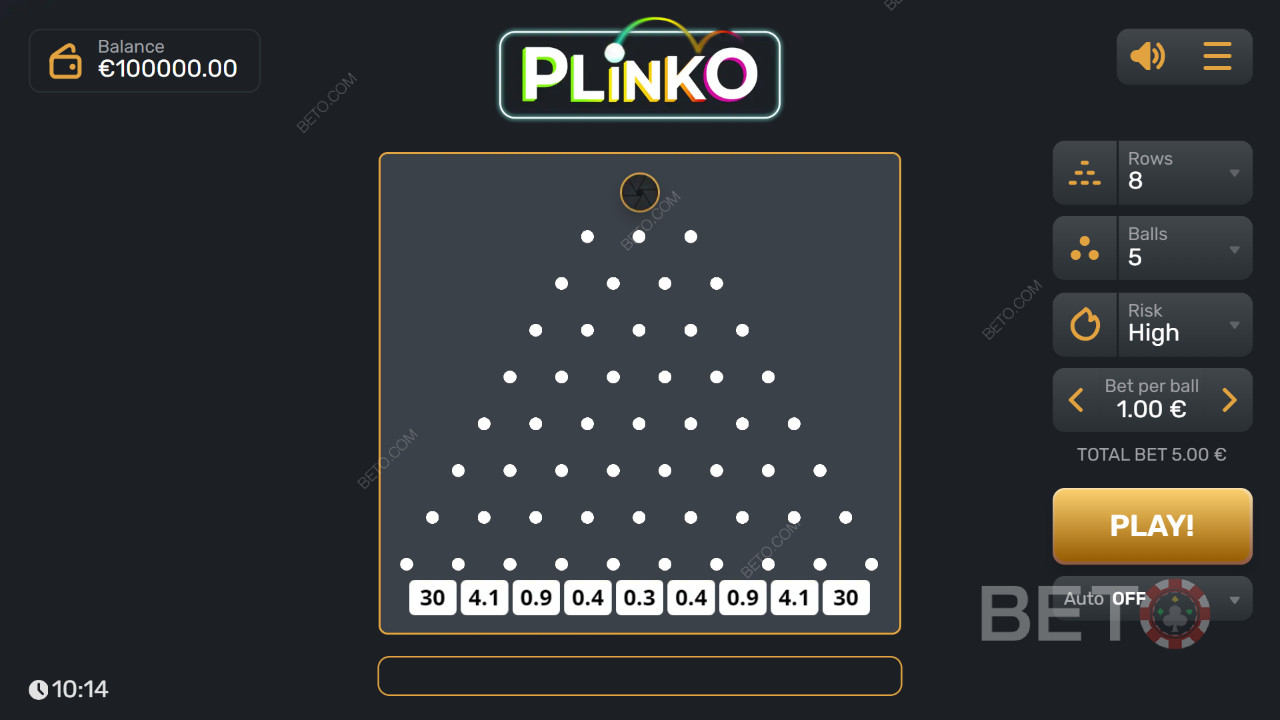 Explicación de las bonificaciones en Plinko por Gaming Corps