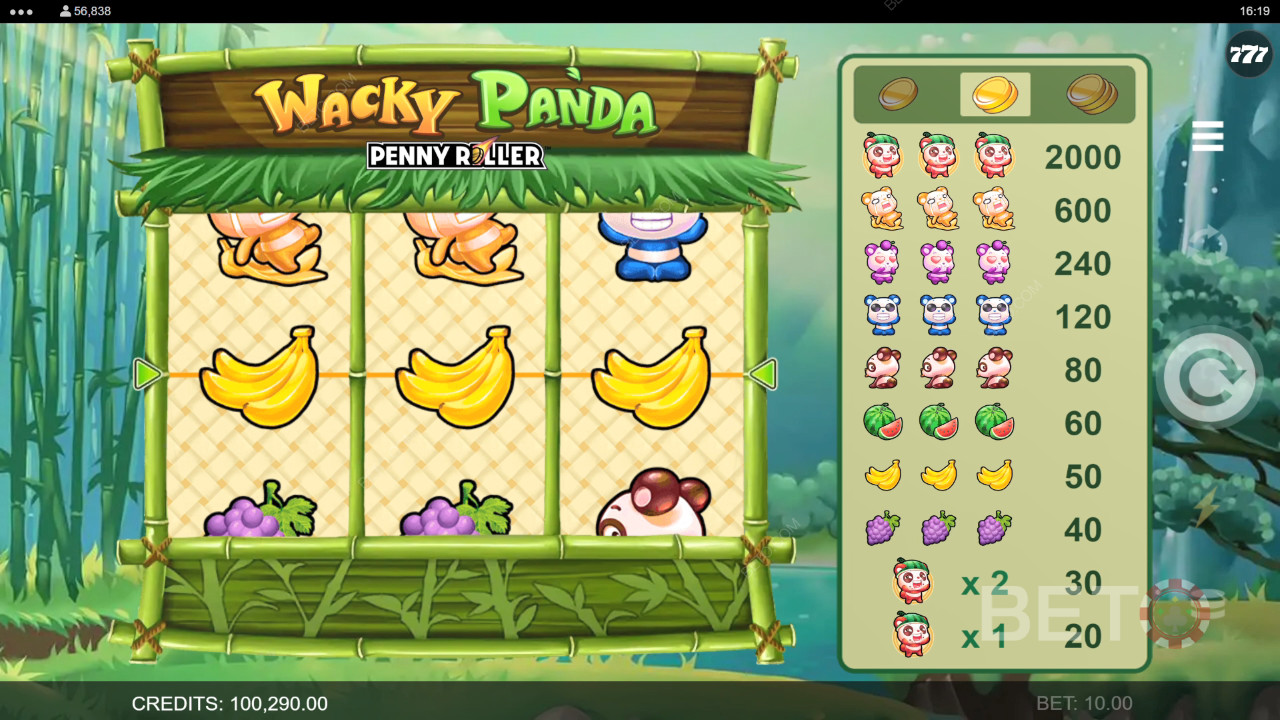 Revisión de Wacky Panda por BETO Slots