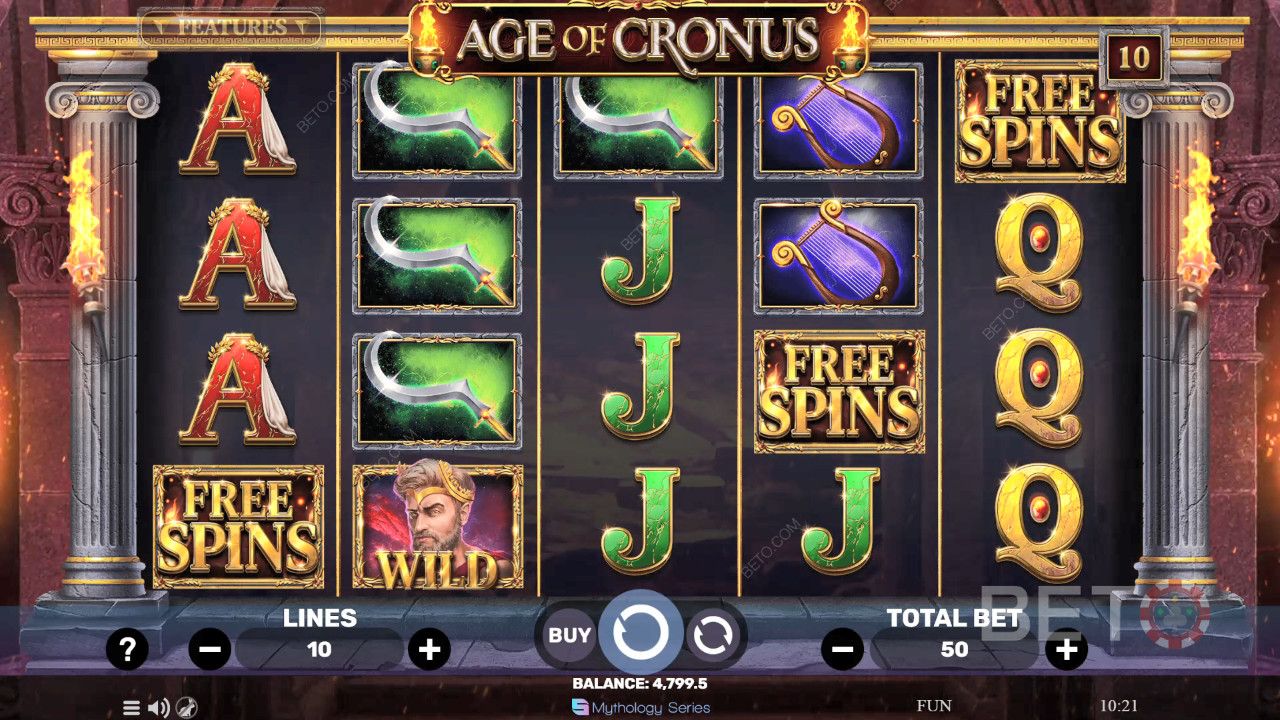Reseña de Age of Cronus por BETO Slots