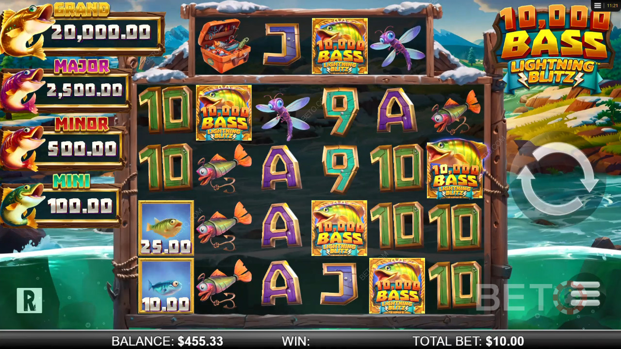 10,000 Big Bass Lightning Blitz Juego Gratis