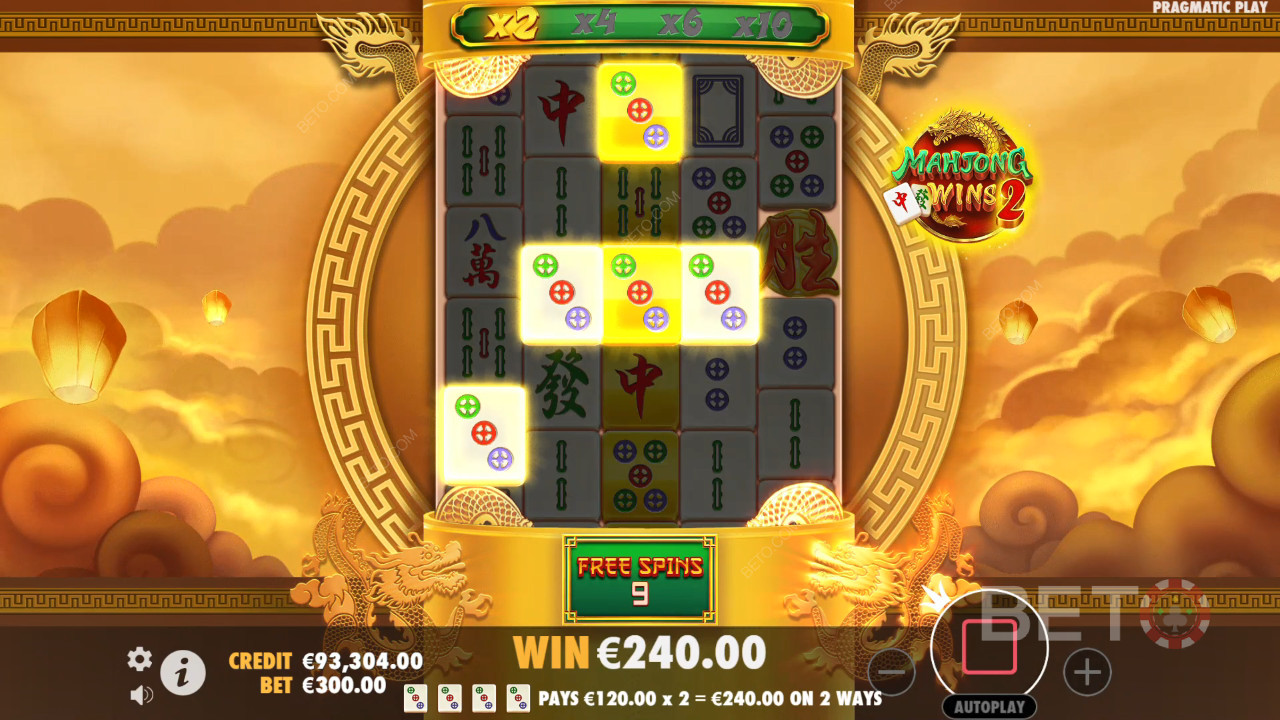 Explicación de las funciones de bonificación en Mahjong Wins 2 de Pragmatic Play