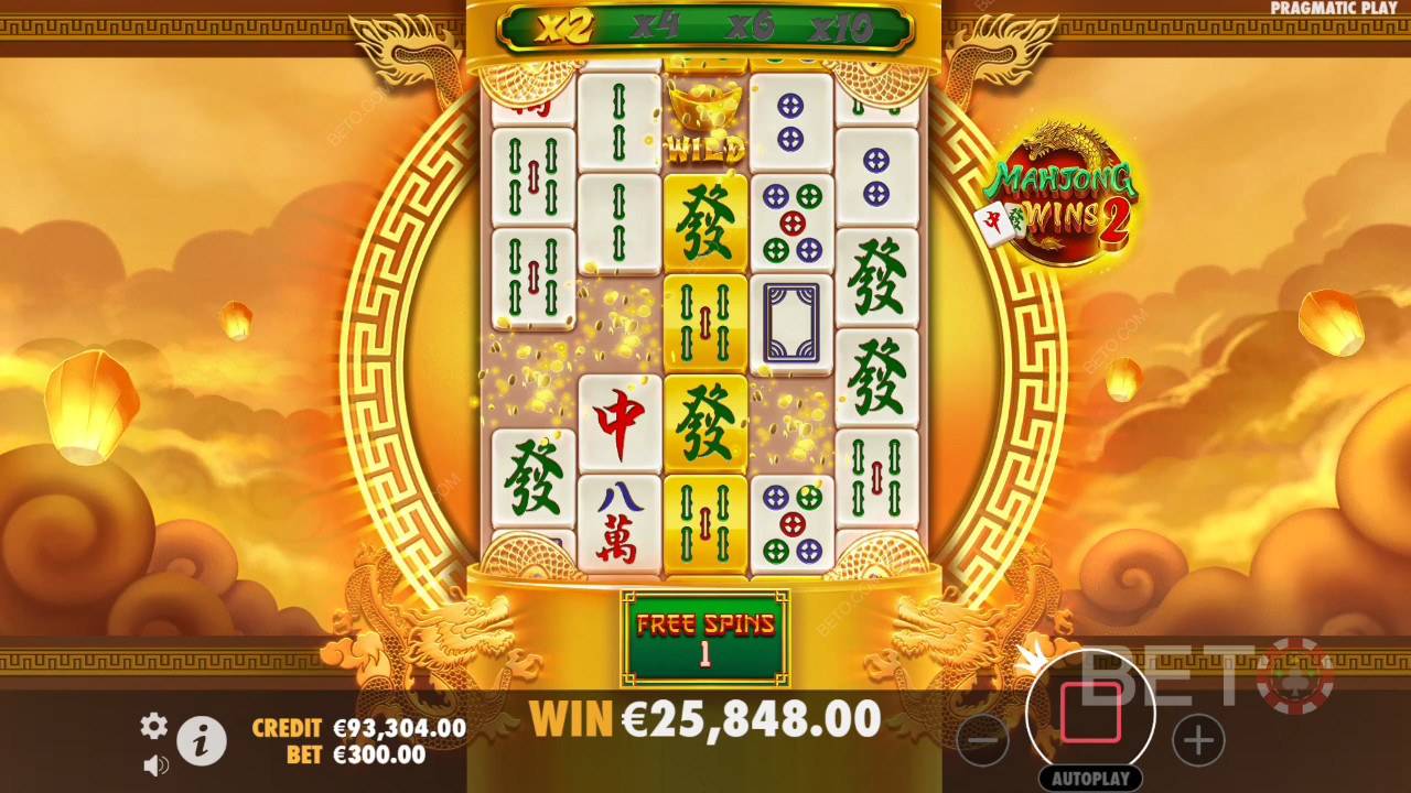 ¡Gana 100.000 veces tu apuesta en la Video Tragaperras Mahjong Wins 2!