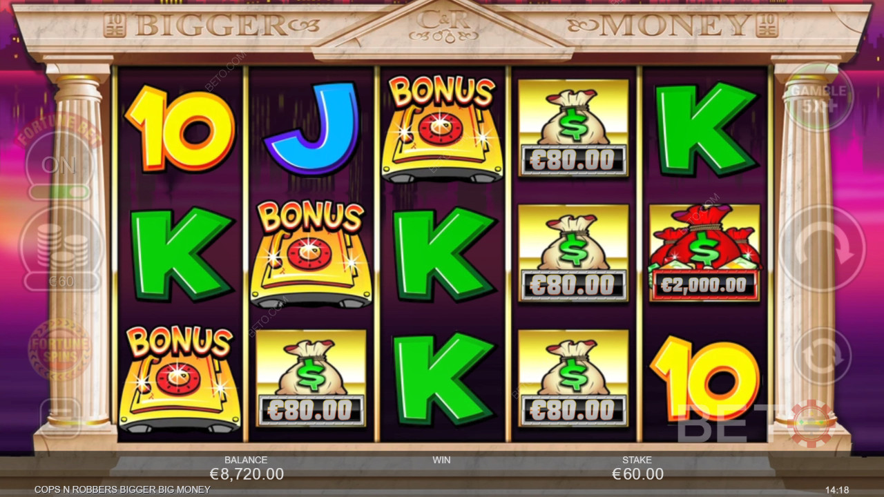 Cops 'n' Robbers Bigger Big Money Juego Gratis