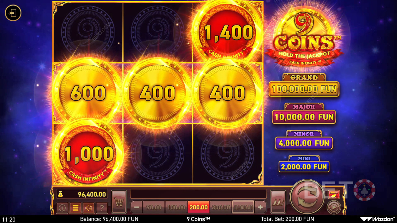 9 Coins Juego Gratis