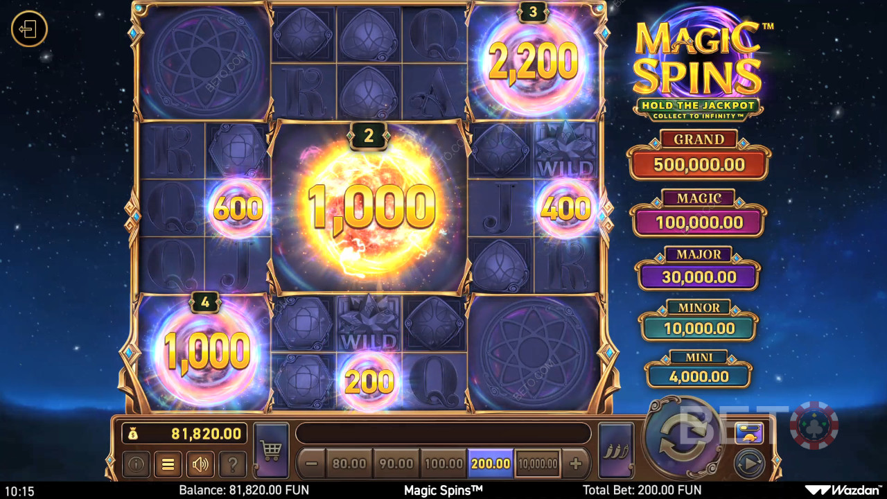 Magic Spins Juego Gratis