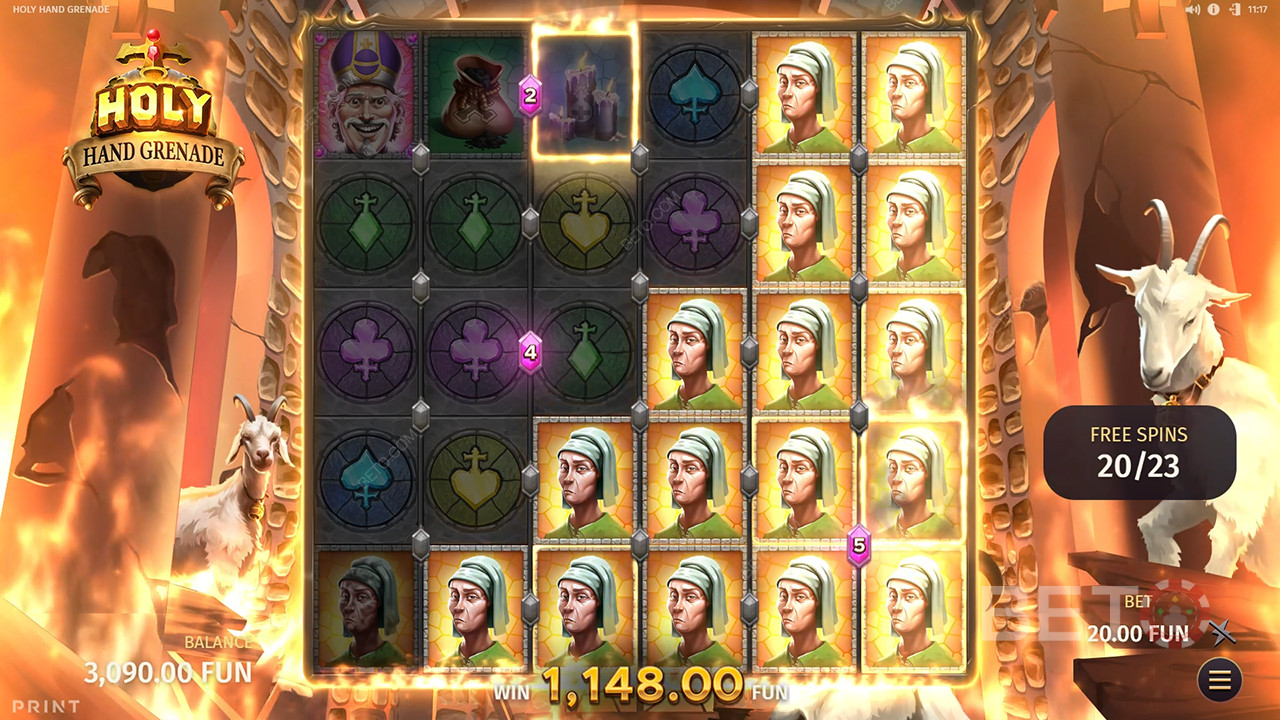 Reseña de Holy Hand Grenade de BETO Slots