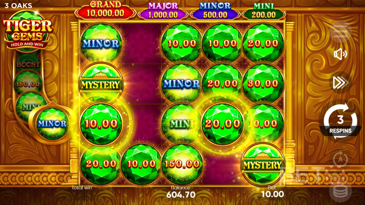 Cómo jugar a Tiger Gems de 3 Oaks Gaming