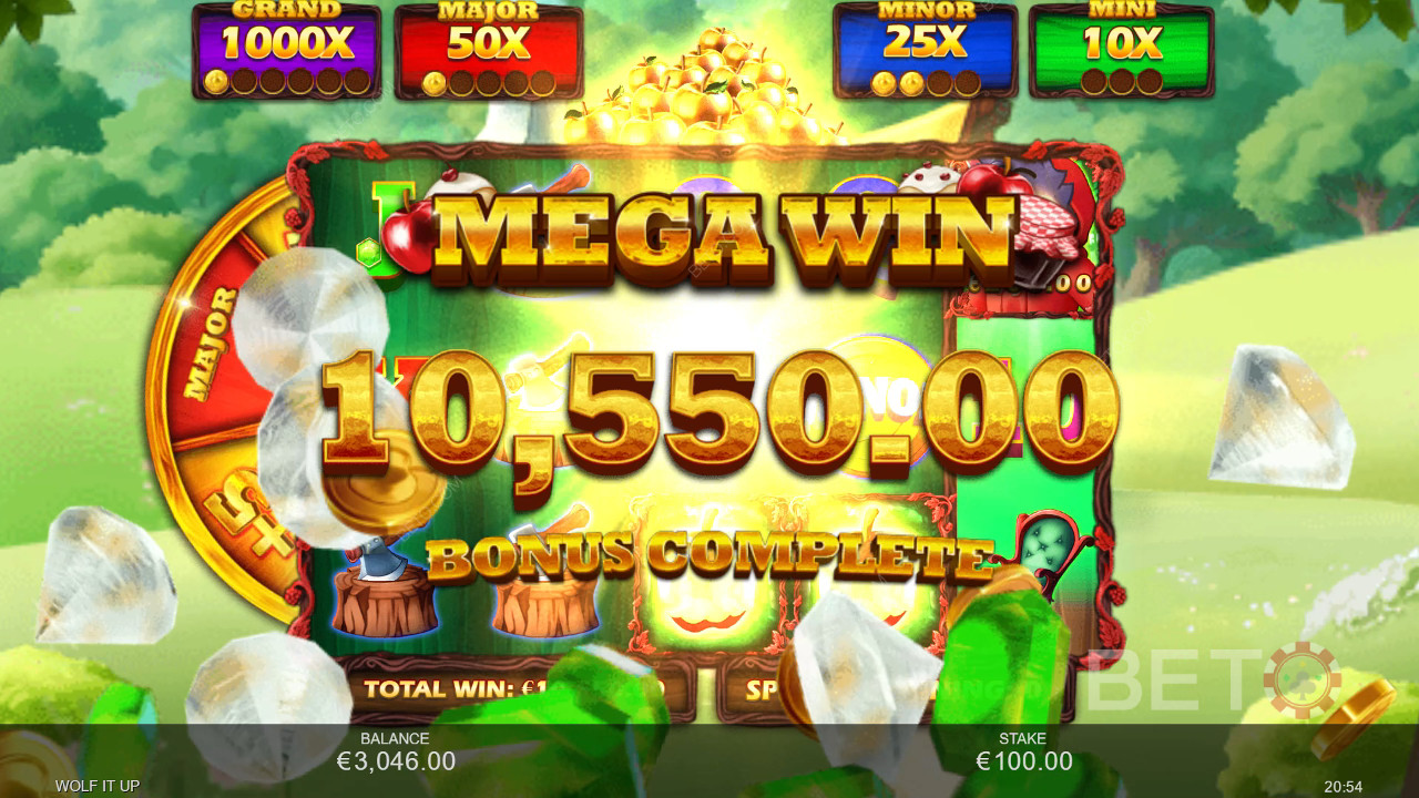 ¡Gana 5.000 veces tu apuesta en la tragaperras Wolf It Up!