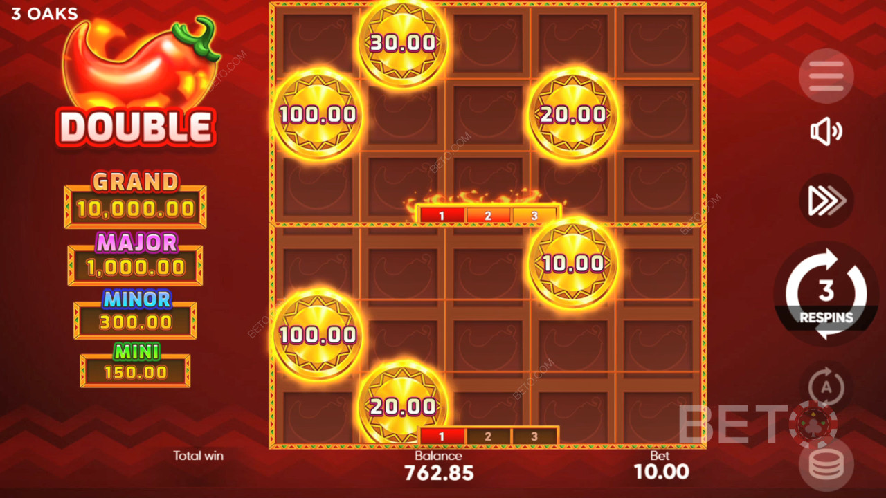 Cómo jugar a 3 Hot Chillies de 3 Oaks Gaming