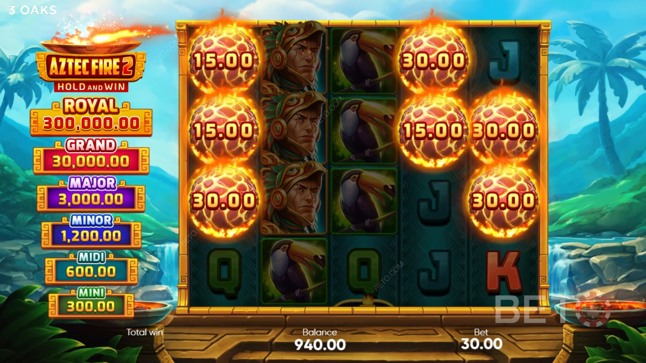 Revisión de Aztec Fire 2 por BETO Slots