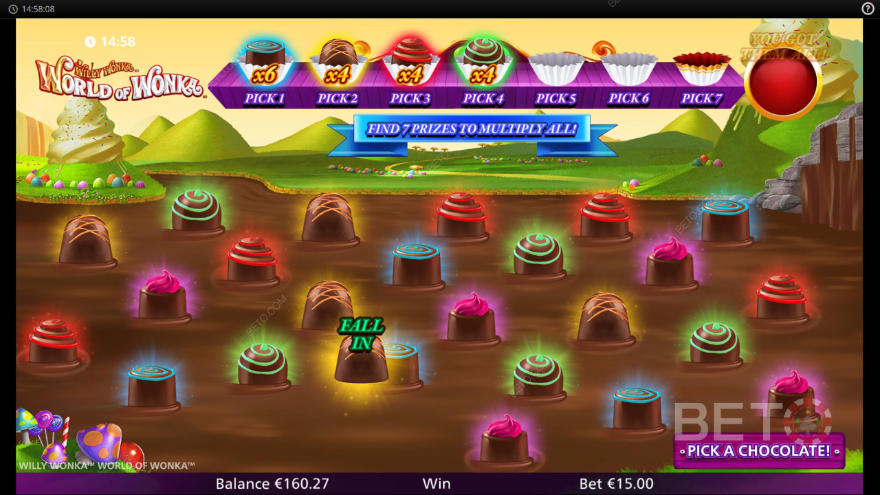 Reseña de World of Wonka de BETO Slots
