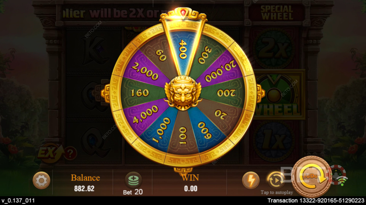 Explicación de las bonificaciones de Fortune Gems 2 de TaDa Gaming